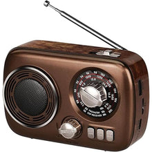 Load image into Gallery viewer, Gelielim Portable Radio AM FM, Bluetooth Speaker Retro Radio, Support USB/TF Card, Rechargeable Battery Operated, Suitable for Indoor&Outdoor, Gift for Parents