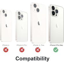 Load image into Gallery viewer, for iPhone 15 Pro Max Case Heavy Duty Protection Rugged Screw Full Body Military Grade Metal Rubber with Stand Hard Built in Screen Protector Phone for iPhone 15 ProMax Case Silver