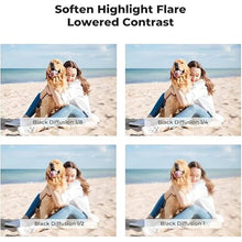 Load image into Gallery viewer, K&F Concept 82mm Black Diffusion 1 Filter Mist Cinematic Effect Filter with 18 Multi-Layer Coatings for Video/Vlog/Portrait Photography (K-Series)