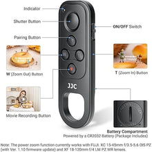 Load image into Gallery viewer, JJC Bluetooth Wireless Remote Control for Fujifilm Fuji X100VI X-T5 X-T4 X-T3 X-T50 X-T30 II X-T30 X-S20 X-S10 X-H2S X-H2 Camera, Camera Zoom Remote Controller Replaces Fujifilm TG-BT1 Tripod Grip
