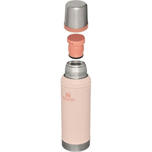 Load image into Gallery viewer, Stanley Classic Legendary Vacuum Bottle 1.0 qt | Wide Mouth with Leakproof Cup Lid | Keep Drinks Hot or Cold | Packable for Travel | Insulated Stainless Steel Thermos | BPA-Free | Limestone