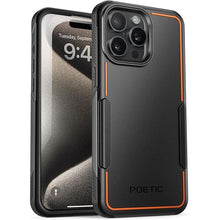 Load image into Gallery viewer, Poetic Neon Series Case Compatible with iPhone 15 Pro Max, Dual Layer Light Weight Slim Shockproof Protective Drop Protection Phone Case 2023 New Cover for iPhone 15 Pro Max (6.7 Inch), Black