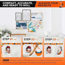 Load image into Gallery viewer, Multi-Function Folding Level, 24" Level Tool, Multi-Angle Measurement (45°/90°/180°), High-Precision Aluminum Profile (0.5mm/m), Perfect for Woodworking, Construction & DIY Gifts
