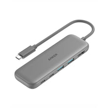 Load image into Gallery viewer, Anker USB C Hub, 5-in-1 USBC to HDMI Splitter with 4K Display, 1 x Powered USB-C 5Gbps & 2×Powered USB-A 3.0 5Gbps Data Ports for MacBook Pro, MacBook Air, Dell and More (Grey)