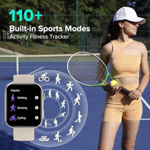 Load image into Gallery viewer, BRIBEJAT Smart Watch for Men Women (Make/Answer Call), HD 2.01'' Smartwatch IP68 Waterproof, Fitness Tracker Pedometer SpO2/Heart Rate/Sleep Monitor, Compatible with iPhone Samsung iOS Android Phone