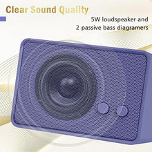Load image into Gallery viewer, K-Cube-PP Bluetooth Speaker, 5W HD Sound, Bluetooth V5.0, 12H Playtime, Purple