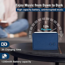 Load image into Gallery viewer, Bluetooth Speaker, Loud Small Portable Wireless Speaker with 5W HD Sound, Bluetooth V5.0, 12H Long Playtime, Outdoor Speaker for Home, Office, Party, Gift for Friend, Blue