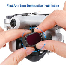 Load image into Gallery viewer, SKYREAT ND Filters Set for DJI Mini 4 Pro Accessories,6 Pack-(CPL, ND8, ND16, ND32, ND64,ND128)