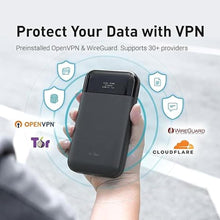 Load image into Gallery viewer, GL.iNet GL-E750V2 (MUDI) 4G LTE Portable Wi-Fi Hotspot for Travel | Mobile Hotspot Device, OpenWrt, OpenVPN, WireGuard, Tor, 7000mAh, Global Version (EM060K-G)