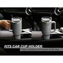 Load image into Gallery viewer, DLOCCOLD Thank You Gifts, Christmas for Coworkers, Employee Appreciation Gifts, Inspirational Birthday, Friends, Teacher, You Are Awesome, 40oz Tumbler with Handle, Purple