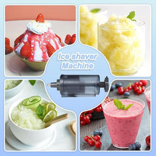 Load image into Gallery viewer, Ice Shaver Attachment for KitchenAid Stand Mixer- Efficient Shaved Ice Maker, High Production Shave Ice Machines Ice Cream Maker, Essential Mixer Parts with 8 Molds - By Aooaid