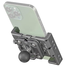 Load image into Gallery viewer, FANAUE Composite Double Socket Swivel Arm and Universal Phone Mount and Handlebar Base Mount Strong Rod Clamp