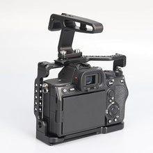 Load image into Gallery viewer, Foto4easy Black Mini Top Handle + Double 1/4"-20 Screw Mount