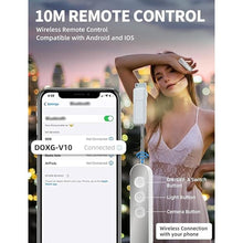 Load image into Gallery viewer, Overhead Phone Stand for Recording,Overhead Phone Mount, Foldable/Extendable/Rechargeable Phone Stand with Light&Wireless Remote, for Photo/Vlog Kit/Tiktok/Unboxing Video,Cooking.v10