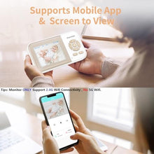 Load image into Gallery viewer, ebemate Video Baby Monitor Camera with 2 Camera,2.8" LCD Screen Video & Audio No Glow Night Vision,2-Way Talk Audio Cam Baby Monitoring 1200FT Range EBE28-2