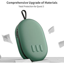 Load image into Gallery viewer, ANNAPRO Carrying Case for Meta Quest 3S/Quest 3/Vision Pro, Compatible with Battery Elite Strap, Controllers and Other Accessories, Hard Shell Case and Superior Protection for Travel, Dark Night Green