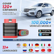 Load image into Gallery viewer, THINKCAR Thinkdiag Mini Bluetooth OBD2 Scanner, OEM Full System Diagnostic Scan Tool for iOS and Android, Check Engine Light Fault Car Code Reader
