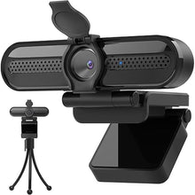 Load image into Gallery viewer, saylas 2K Webcam, FHD Streaming Camera with 2K/30fps, 1080P/60fps, Autofocus, Dual Noise-Cancelling Microphones, Privacy Cover and Tripod, for Computer/Zoom/Skype/Teams/Laptop/MacBook/Windows