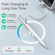 Load image into Gallery viewer, Stylus Pen for iPad, Alternative to Apple Pencil USB-C, 13 mins Fast Charging for Apple iPad 10th Generation Pencil, Compatible with iPad Air 3/4/5, iPad Mini 5/6, iPad 6/7/8/9/10, iPad Pro12.9&11"