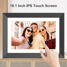 Load image into Gallery viewer, WiFi Digital Picture Frame Smart Digital Photo Frame - 10.1 inch FHD 32GB Digital Frame Touch Screen, Full Function, Easy to Share Photo Video via App Email, Unlimited Cloud Storage, Gift for Mom Dad
