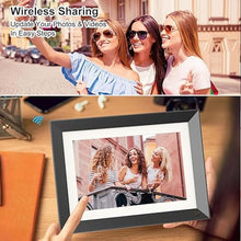 Load image into Gallery viewer, WiFi Digital Picture Frame Smart Digital Photo Frame - 10.1 inch FHD 32GB Digital Frame Touch Screen, Full Function, Easy to Share Photo Video via App Email, Unlimited Cloud Storage, Gift for Mom Dad