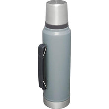 Load image into Gallery viewer, Stanley Classic Legendary Vacuum Bottle 1.1 qt | Wide Mouth with Leakproof Cup Lid | Keep Drinks Hot or Cold | Packable for Travel | Insulated Stainless Steel Thermos | BPA-Free | Hammertone Silver