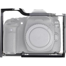 Load image into Gallery viewer, Foto4easy Camera Cage Compatible with Canon 90D 80D 70D Cameras,Quick Release Plate for Arca-Swiss,1/4" & 3/8" Screw Holes and Cold Shoe Mount for Accessories