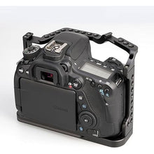 Load image into Gallery viewer, Foto4easy Camera Cage Compatible with Canon 90D 80D 70D Cameras,Quick Release Plate for Arca-Swiss,1/4" & 3/8" Screw Holes and Cold Shoe Mount for Accessories