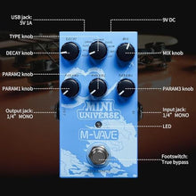 Load image into Gallery viewer, M-VAVE Guitar Pedal Reverb Innovation Unique Sound 9 Reverb Effects Universe Pedals Pure Digital