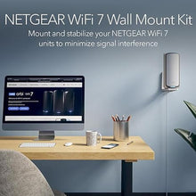 Load image into Gallery viewer, NETGEAR WiFi 7 Wall Mount Kit (RBEWM-10000S) – Compatible with All Orbi WiFi 7 Mesh Systems and Nighthawk WiFi 7 Routers, White