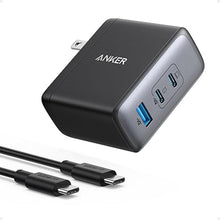 Load image into Gallery viewer, Anker Nano 100W USB-C Charger, 3-Port Fast Compact GaN Charger for MacBook Pro/Air, Pixelbook, ThinkPad, Dell XPS, iPad Pro, iPhone 16 Series, Galaxy S23, and More (USB-C to USB-C Cable Included)
