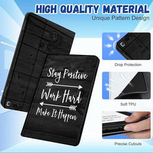 Load image into Gallery viewer, for Amazon Kindle Fire HD 10/10 Plus Tablet Case 13th/11th Generation for Women Girls Kids Boys Men Folio Cover Cute Kawaii Design Fashion Cool Quotes Unique Cases for Kindle Fire 10.1 Inch
