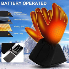 Load image into Gallery viewer, SVPRO Heated Gloves for Men Women - Electric Hand Warmers, Winter Warm Touchscreen, Battery Powered Waterproof Windproof Gloves for Outdoor Riding Skiing Hunting Camping