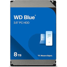 Load image into Gallery viewer, Western Digital 8TB WD Blue PC Internal Hard Drive HDD - 5640 RPM, SATA 6 Gb/s, 256 MB Cache, 3.5" - WD80EAAZ