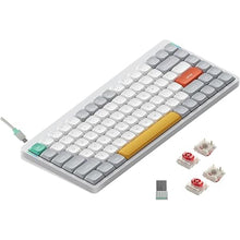 Load image into Gallery viewer, nuphy Air75 V2 Portable 75% Mechanical Keyboard,Wireless Keyboard,Supports Bluetooth/2.4G/USB-C RGB Gaming Keyboards,Compatible with Windows/Mac OS/Linux Systems White-Gateron Red Switch