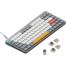 Load image into Gallery viewer, nuphy Air75 V2 Portable 75% Mechanical Keyboard,Wireless Keyboard,Supports Bluetooth/2.4G/USB-C RGB Gaming Keyboards,Compatible with Windows/Mac OS/Linux Systems Grey-Gateron Brown Switch