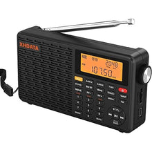 Load image into Gallery viewer, D109WB Portable Radio AM/FM/SW/LW/WB Weather Radio Shortwave Radio Receiver with NOAA Alert, Battery Operated Great Sound Wireless BT Mp3 Speaker, SOS Alert Alarm Clock Sleep Function