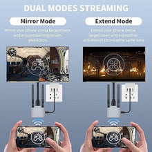 Load image into Gallery viewer, Wireless Display Adaptor - 1080p Wireless HDMI Display Dongle Adapter, Plug and Play, for Laptop, PC, Smartphone to HDTV Projector Monitor