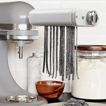 Load image into Gallery viewer, Pasta Maker Attachment 3 in 1 Set for KitchenAid Stand Mixers, 8 Adjustable Thickness Settings, Pasta Attachment Included Pasta Sheet Roller, Spaghetti Cutter and Fettuccine Cutter and Cleaning Brush