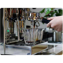 Load image into Gallery viewer, 58mm Portafilter Double Spout Compatible with E61 Group Head, 2 ears 58mm Portafilter with Filter Basket and ABS Handle
