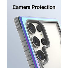 Load image into Gallery viewer, Raptic Shield Case Compatible with Samsung Galaxy S24 Ultra–Shockproof Military Grade Protection, Durable Anodized Aluminum Frame, 10ft Drop Tested, Iridescent