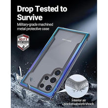Load image into Gallery viewer, Raptic Shield Case Compatible with Samsung Galaxy S24 Ultra–Shockproof Military Grade Protection, Durable Anodized Aluminum Frame, 10ft Drop Tested, Iridescent