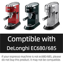 Load image into Gallery viewer, 51mm Portafilter 3 Ears with Double Spout Compatible for Delonghi Dedica EC680/EC685/EC785/EC820/EC850/EC860-ABS Handle