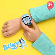 Load image into Gallery viewer, Accutime Bluey Kids Smartwatch with Camera, Games, Pedometer and Audio Recorder for Creative Play and Learning, 1.5" Touchscreen, Blue, Fits 5.5"-8.0" Wrists, for Boys and Girls Ages 3+