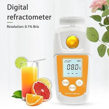Load image into Gallery viewer, 0-55% Brix Meter,High Precision Digital Brix Refractometer with ATC for Fruit,Juice,Beverages,Suger Content Measurement in Wine Making,Beer Brewing,Homebrew Kit