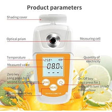 Load image into Gallery viewer, 0-55% Brix Meter,High Precision Digital Brix Refractometer with ATC for Fruit,Juice,Beverages,Suger Content Measurement in Wine Making,Beer Brewing,Homebrew Kit