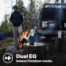 Load image into Gallery viewer, Speaqua – Bluetooth Speaker-Waterproof, Floatable, Portable Speaker Beach Accessory - Dual Portable Speakers Bluetooth Wireless Pairing - Removable Suction - Barnacle Vibe 3.0 (Manta Ray Black)