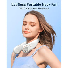 Load image into Gallery viewer, SWEETFULL Portable Neck Fan 360° Cooling Bladeless Personal Fan | No Hair Twisting - 4000mAh USB Rechargeable Wearable Fan for Travel, Birthday Gifts for Men, Women, Mom, and Dad
