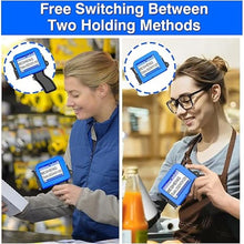 Load image into Gallery viewer, Mini Handheld Inkjet Printer, Handheld Printer Portable with 42ml Fast-Drying Solvent Ink Handheld Inkjet Printer Gun for Date/Batch/QRcode/Barcode Handheld Printer for Any Surface (MP10, 0.5inch)