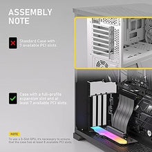 Load image into Gallery viewer, EZDIY-FAB Vertical GPU Mount with High-Speed PCIE 4.0 Riser Cable, ARGB Module, 115mm/4.52in Flexible Extension, 90 Degree Connector, Only Compatible to Full-Opened PCIe Slots-Black-YIHPI344-2